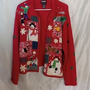 Designer originals Christmas sweater size PL